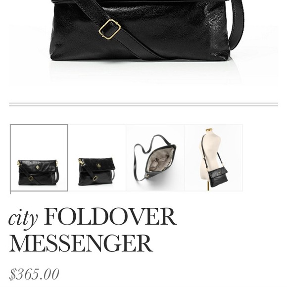 Tory Burch- city fold over messenger bag - Picture 2 of 4