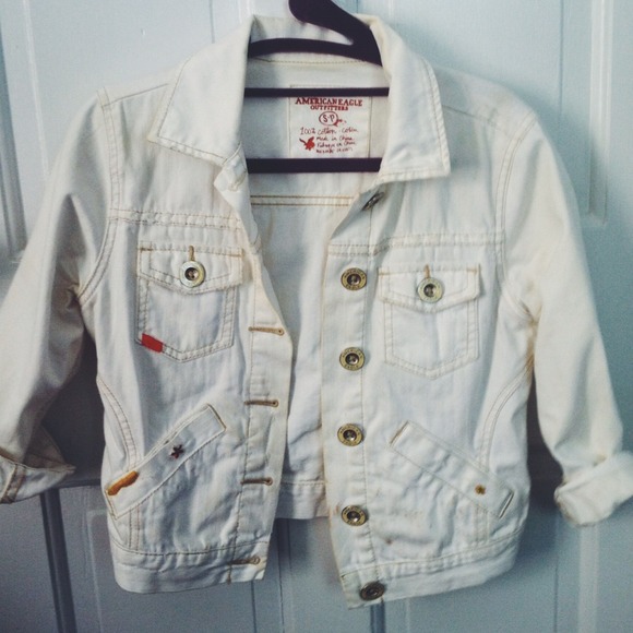 White denim jacket