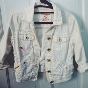 White denim jacket