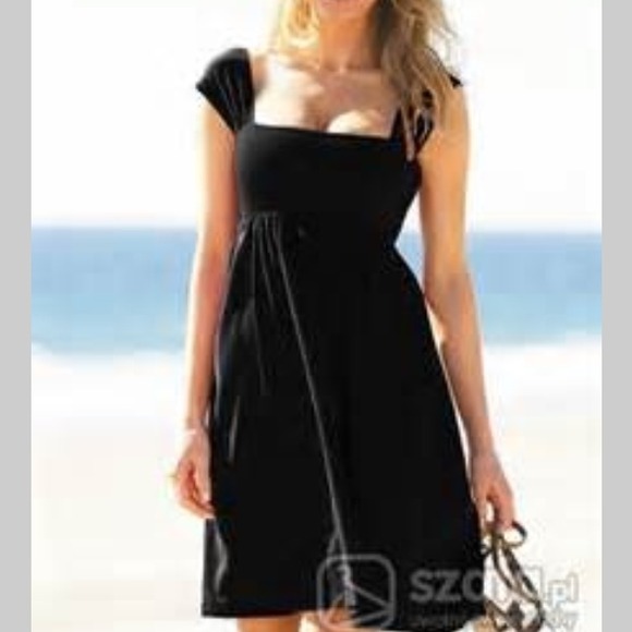 WHITE baby doll built in bra dress