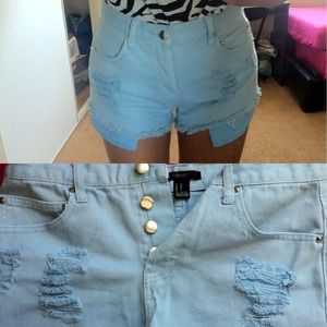 High waisted shorts