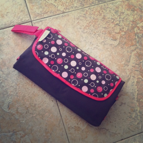 NEW Pink baby girl changing pad