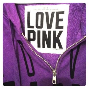 VICTORIA'S SECRET PINK HOODIE ZIP UP
