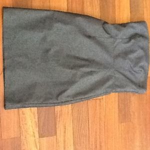 Strapless denim dress, lined.