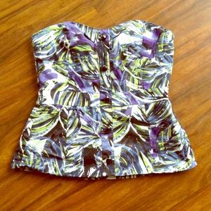 Adorable Banana Republic strapless top!