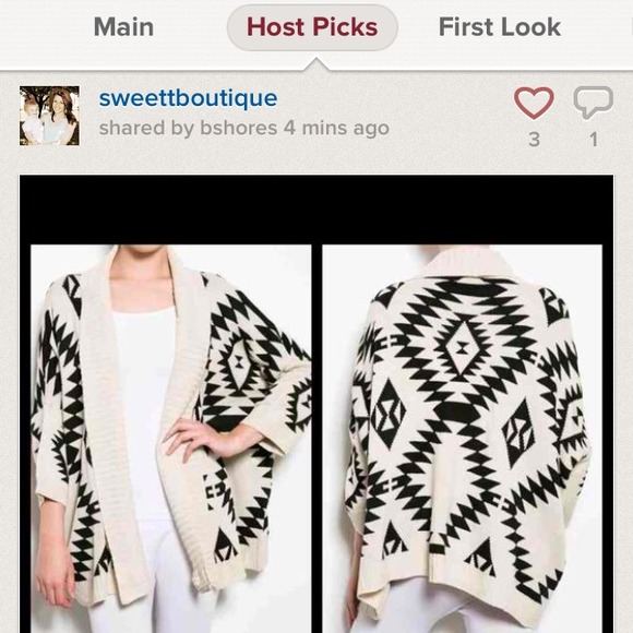 ❌❌SOLD❌❌🎉HOST PICK 8/26🎉 Taupe Aztec Cardigan