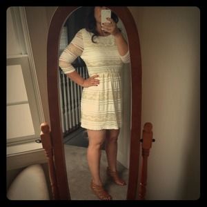 🌻Beige and gold dress🌻NWOT