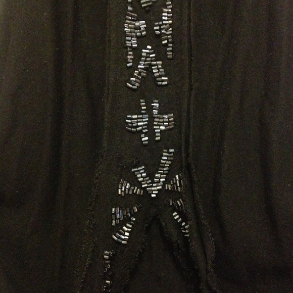 Urban Outfitters Beaded Black Tank Top - Picture 2 of 3