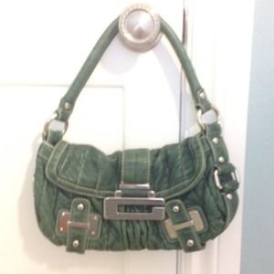 1 Green, 2 Black Guess Purse Bundle