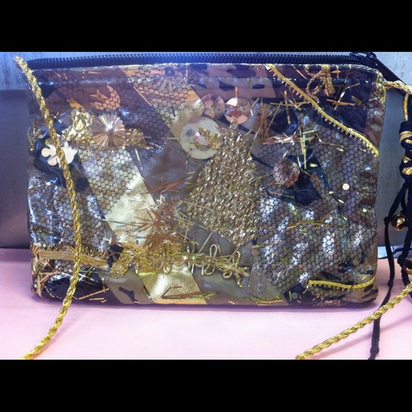 Northern Brights handcrafted shoulder purse. - Picture 2 of 4