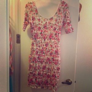 Fitted floral dress