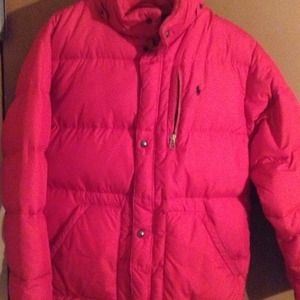 Kids polo bubble jacket