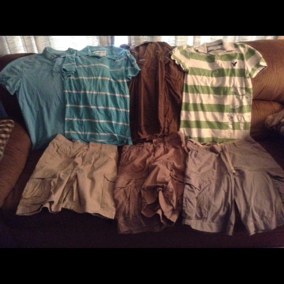 Young men's Amer. Eagle/Aero shirts and shorts