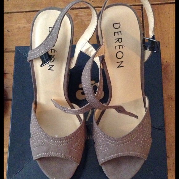 DEREON Snakeskin Platform Shoes US SIze 10 - Picture 2 of 4