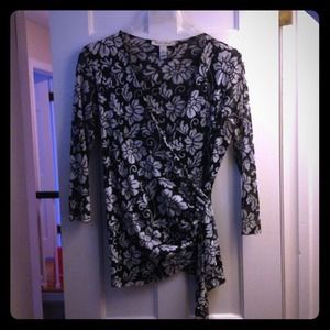 White House Black Market - Sheer Shirt