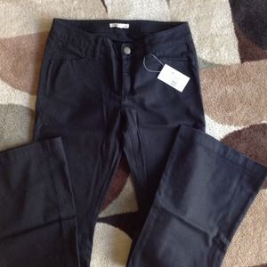 CAbi Super Flare Black Jeans NWT