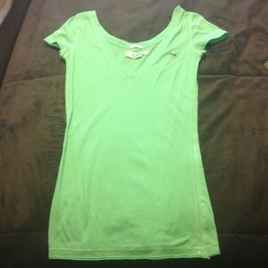 Hollister sheer v-neck