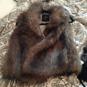 Jack by BB Dakota Fur Vest