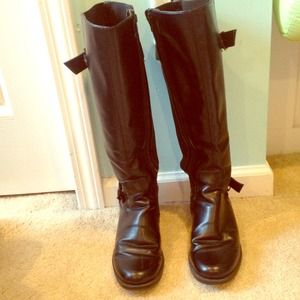 Black riding boots