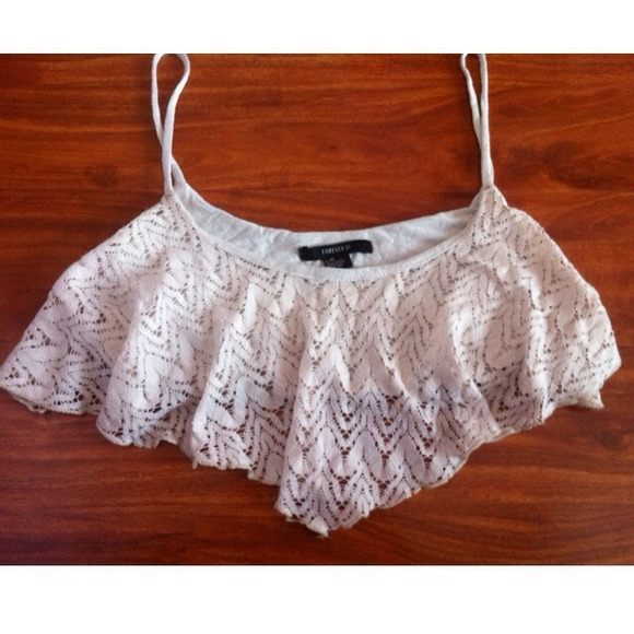 ❌SOLD❌Crochet Crop Top