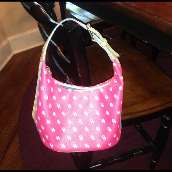 Authentic Hot Pink Dooney and Bourke Handbag