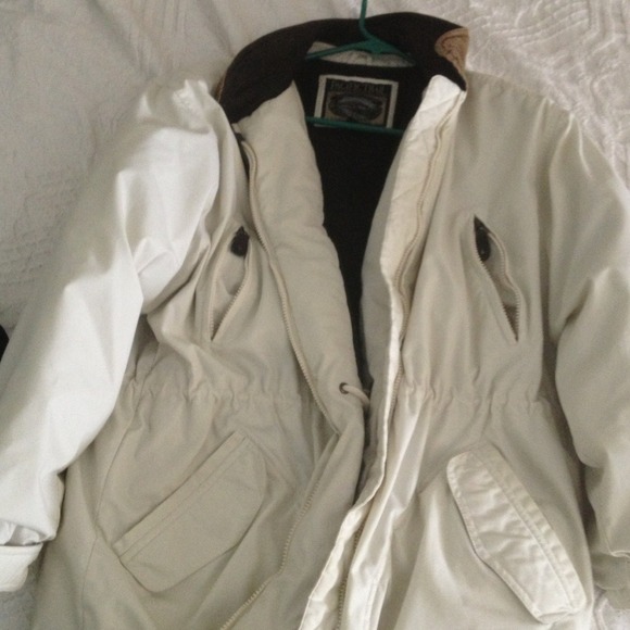 Cream coat Size large