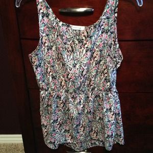 ❌SOLD❌Synched waist tank top