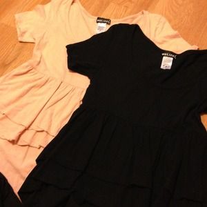 2 Babydoll Hi-lo Blouses