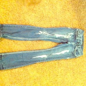 Ripped barley worn jeans!