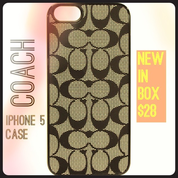 COACH iPhone 5 Case NIB (Retails $38+tax)