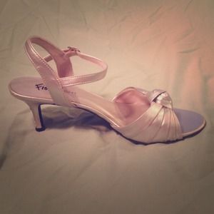 Silver strappy sandals from Fioni Night