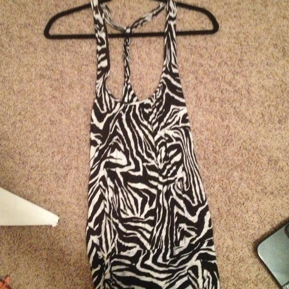 Zebra print tank