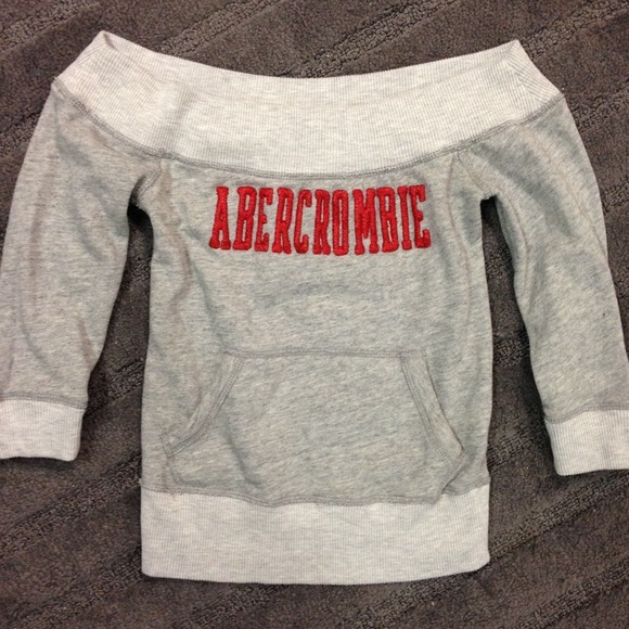 Abercrombie off the shoulders sweatshirt
