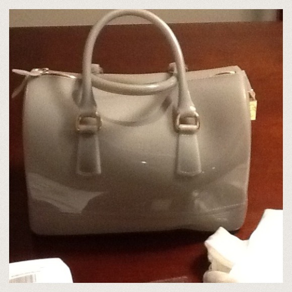 Authentic Furla candy Gray