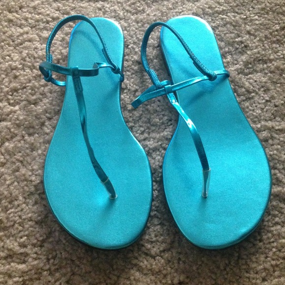 👡Teal Sandals!👡 - Picture 2 of 4