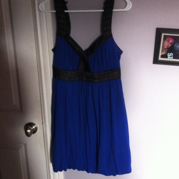 Dark Blue and Black dress - Picture 2 of 3