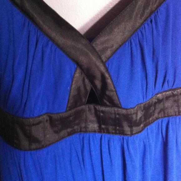 Dark Blue and Black dress - Picture 3 of 3