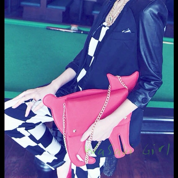 ๐ซSOLD IN BUNDLE๐ซ๐HP๐ Pink Cat Clutch Handbag - Picture 2 of 4