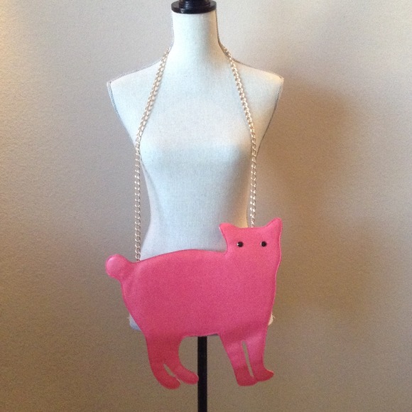 ๐ซSOLD IN BUNDLE๐ซ๐HP๐ Pink Cat Clutch Handbag - Picture 4 of 4