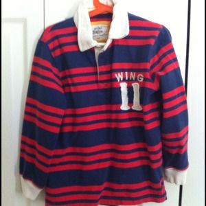 Mini Boden Boy Stripe Polo