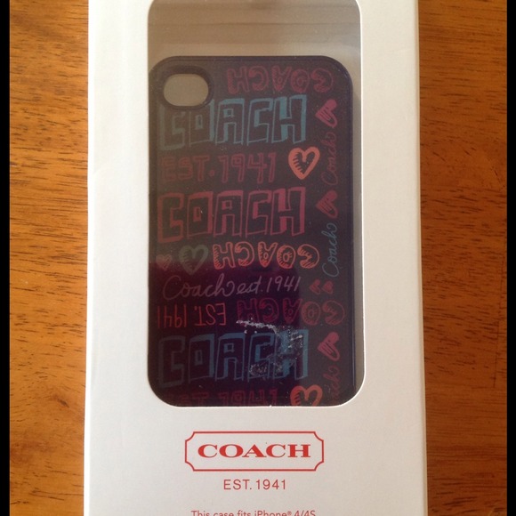 Coach Accessories - *SOLD* Coach iPhone 4/4s case new in package :)