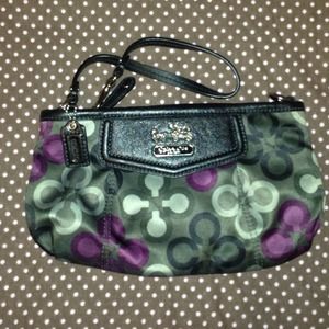Coach large Wristlet