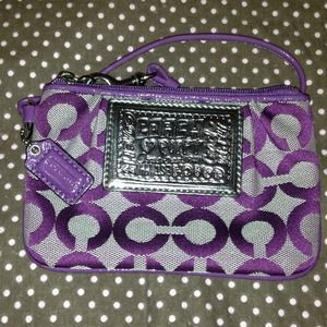 Small Coach Wristlet