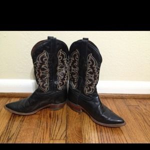Nocona Cowboy Boots Black 6.5 B