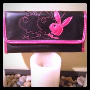 Black & Pink Playboy Wallet