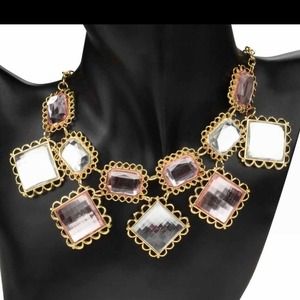 @Caddy84 Statement necklace.. Mirrored pink/clear