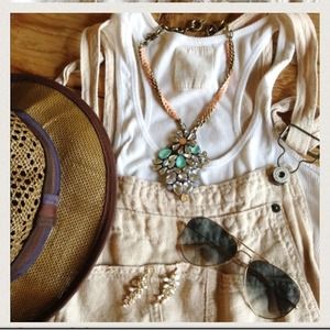 Fun for Joseph linen Ivory overalls or dungarees