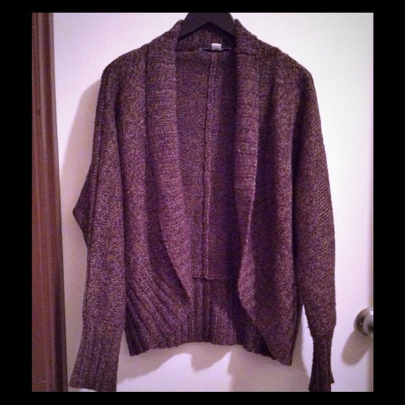 Forever 21 deep brown chunky shawl/sweater