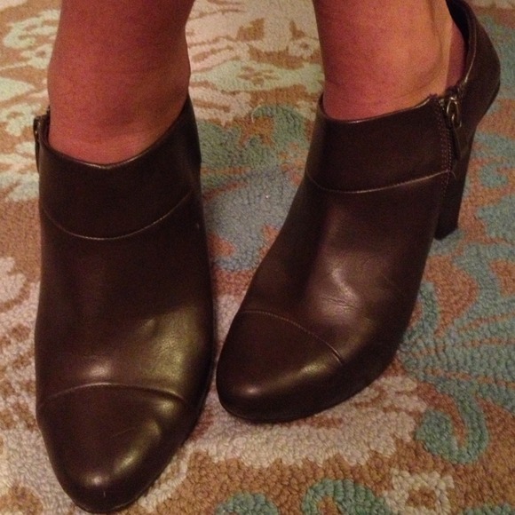 Brown booties