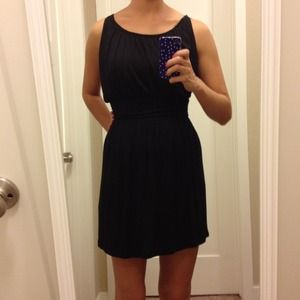 Grecian style black dress